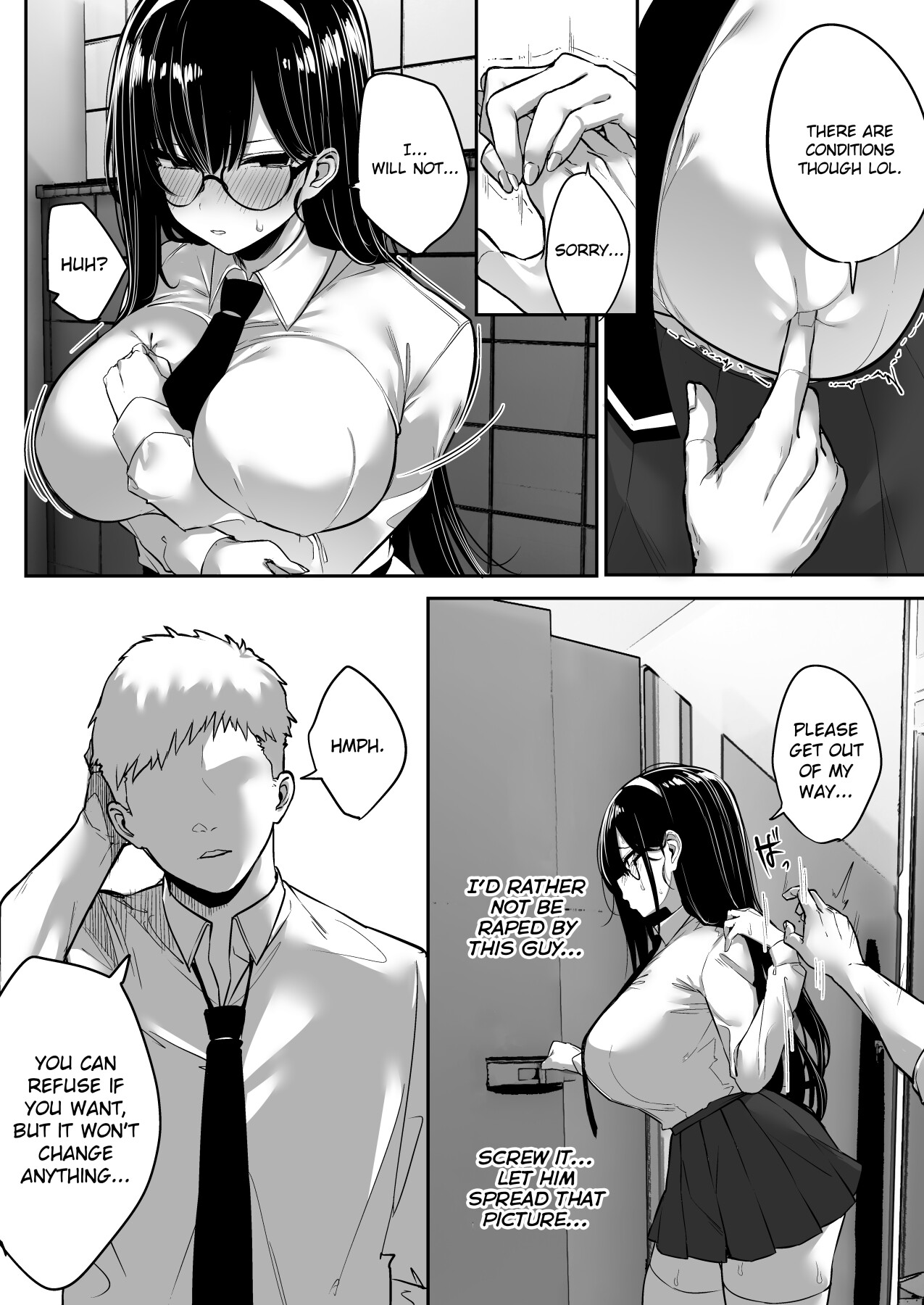 Hentai Manga Comic-Weak-willed Girlfriend Swept Away and NTR'ed.-Read-16